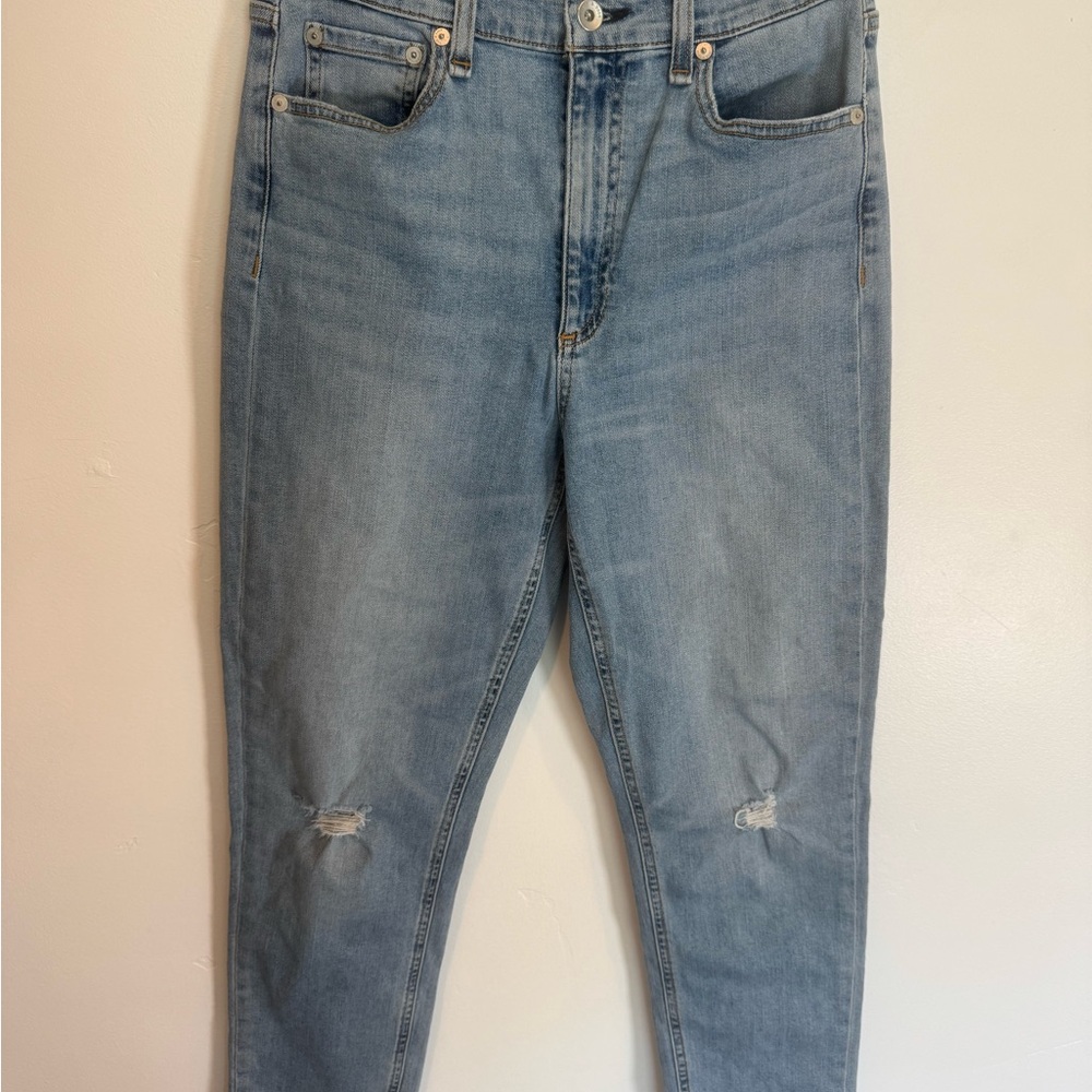 Rag & Bone High Rise Ankle Cigarette Jeans